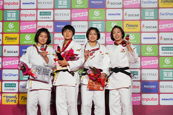 グランドスラム東京で本学柔道部部員と卒業生4選手が入賞しました イメージ画像