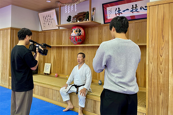 空手道部がBS松竹東急「がむしゃら」に出演します イメージ画像