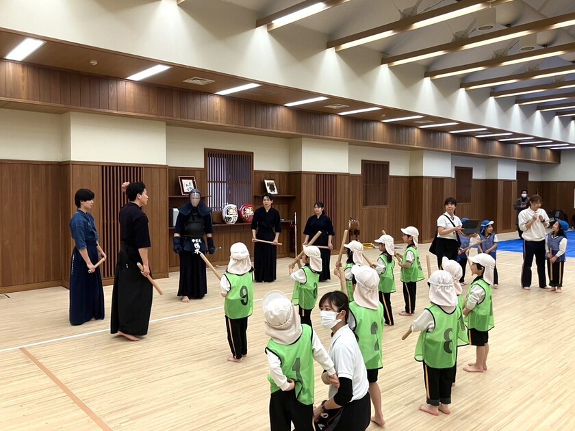帝京大学幼稚園の園児を対象に剣道体験を実施しました イメージ画像