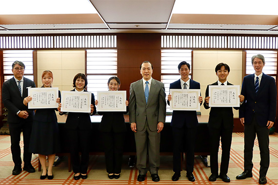 第2回帝京大学運動部アカデミックアウォード授与式を行いました イメージ画像