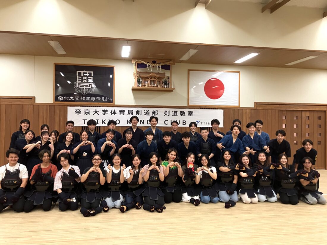 留学生剣道体験教室を行いました イメージ画像