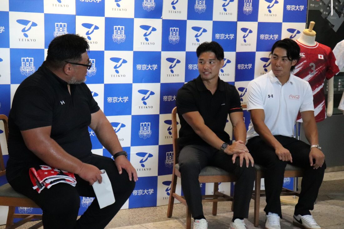 パリ2024オリンピック7人制ラグビー日本代表選手（本学ラグビー部OB）の報告会を開催しました イメージ画像