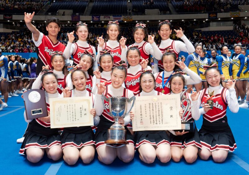 チアリーディング部がJAPAN CUP2024日本選手権大会で優勝し三連覇を達成しました イメージ画像