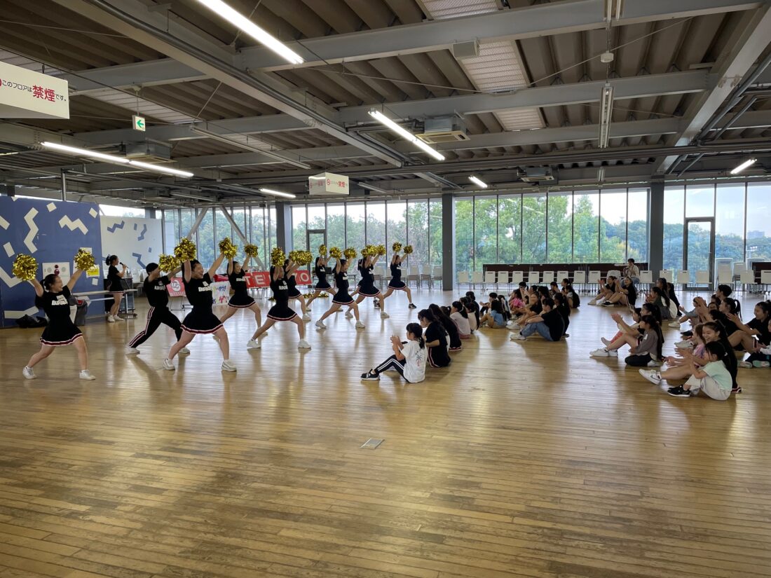 『マルチスポーツカーニバル』チアダンス教室を行いました イメージ画像