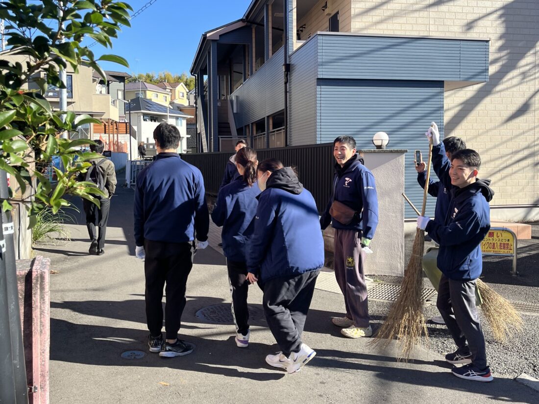 地域清掃を行いました イメージ画像