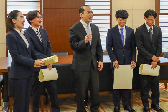 第3回帝京大学運動部アカデミックアウォード授与式を行いました イメージ画像1