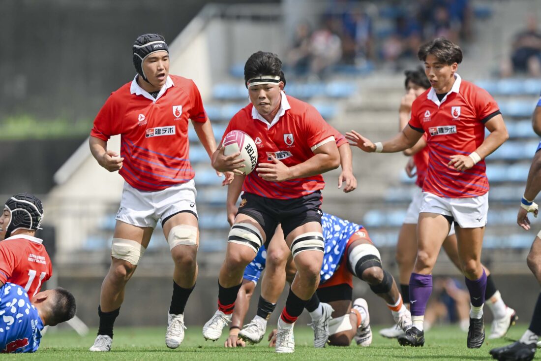 2025/7/6【第12回関東大学ラグビーオールスターゲーム2025　対抗戦選抜対リーグ戦選抜】鈴木彪馬 インタビュー イメージ画像