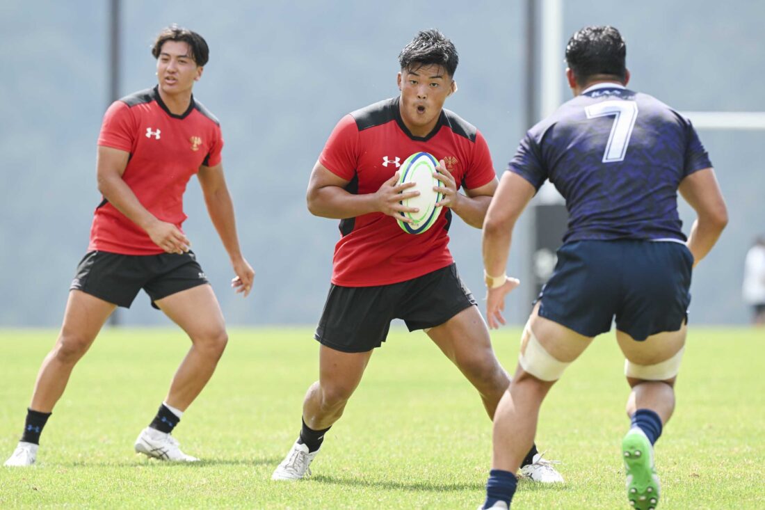 2025/8/24【 SUMMER TRAINING GAME 】vs明治大学 遠藤廉士 インタビュー イメージ画像