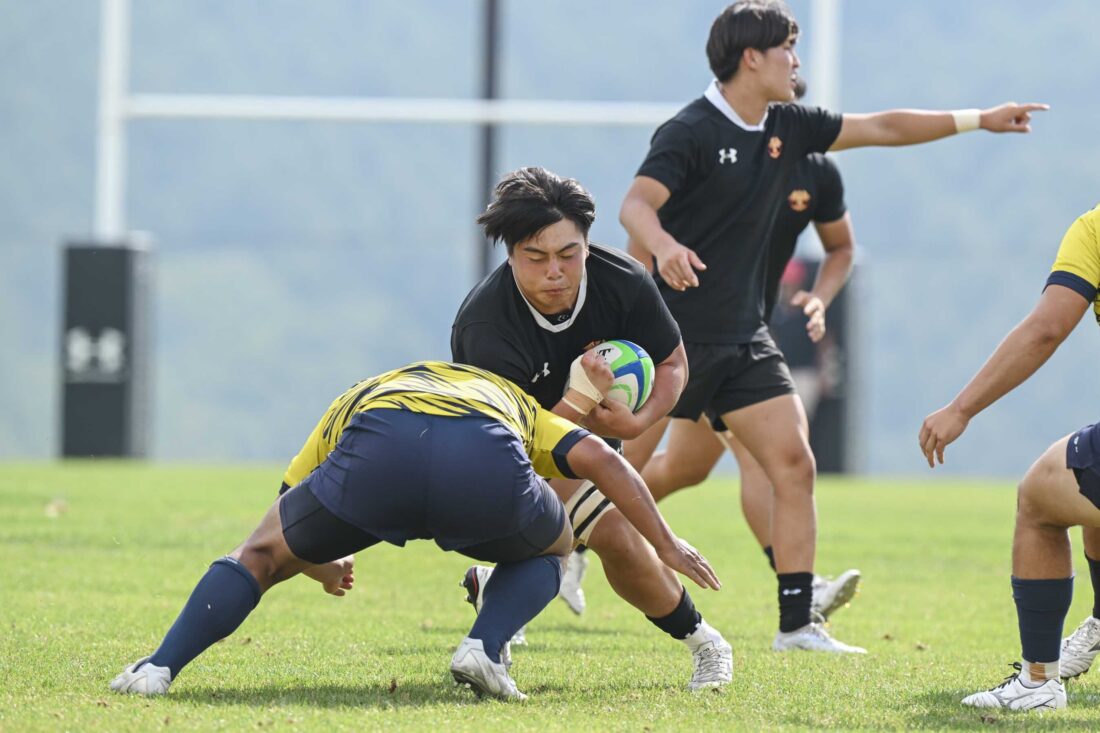 2025/8/24【 SUMMER TRAINING GAME 】vs明治大学 有賀啓悟 インタビュー イメージ画像