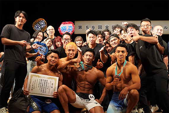 バーベルクラブの学生が第59回全日本学生ボディビル選手権大会で優勝しました イメージ画像