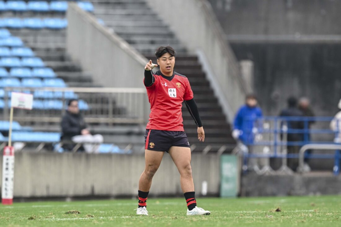 2025/12/20【第62回全国大学ラグビーフットボール選手権大会 準々決勝】vs筑波大学 神田陸斗 インタビュー イメージ画像