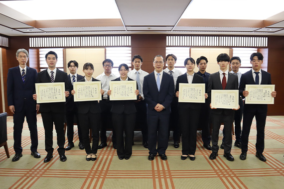 第4回帝京大学運動部アカデミックアウォード授与式を行いました イメージ画像