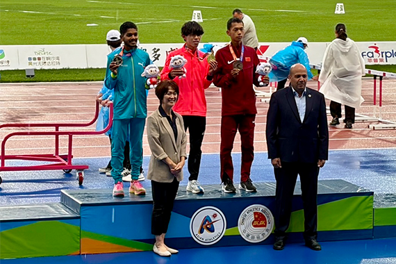 駅伝競走部の楠岡由浩さんがU23アジア選手権大会で優勝しました イメージ画像1