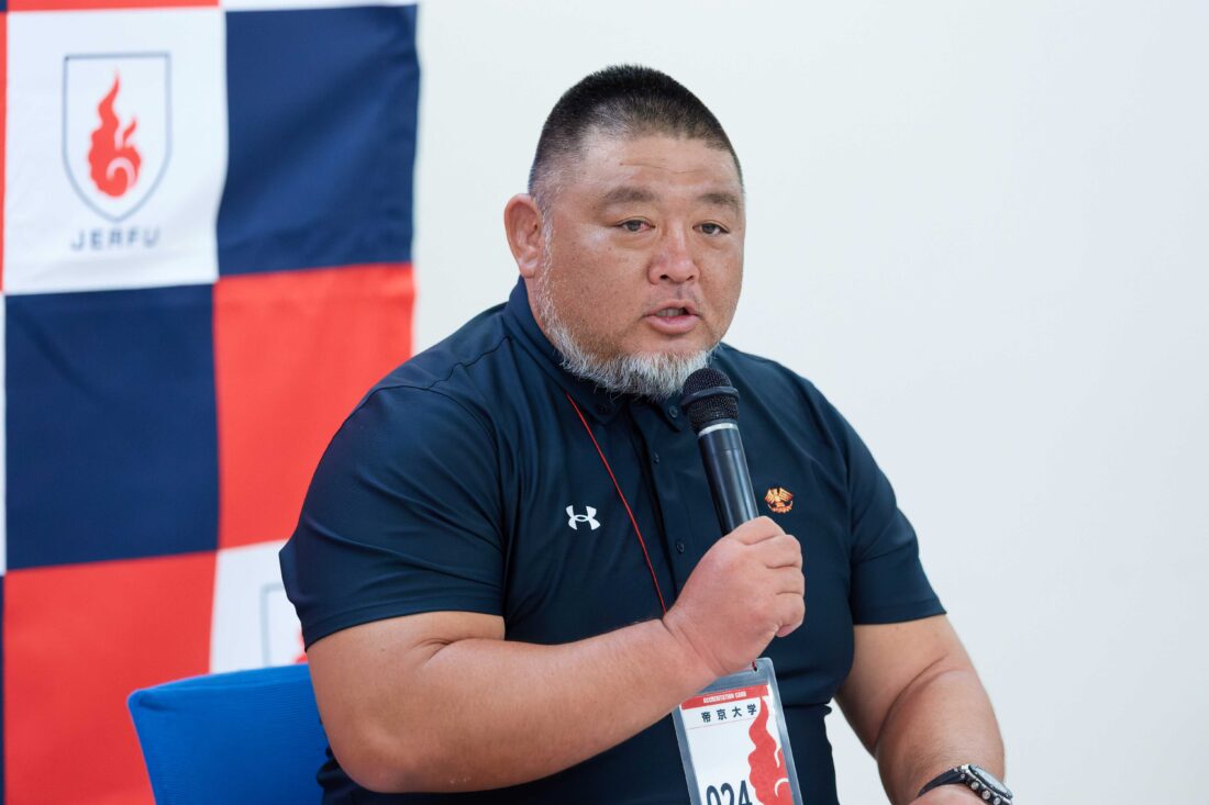 ラグビー部　2026/9/27【 関東大学対抗戦A 】vs筑波大学 相馬朋和 監督インタビュー イメージ画像